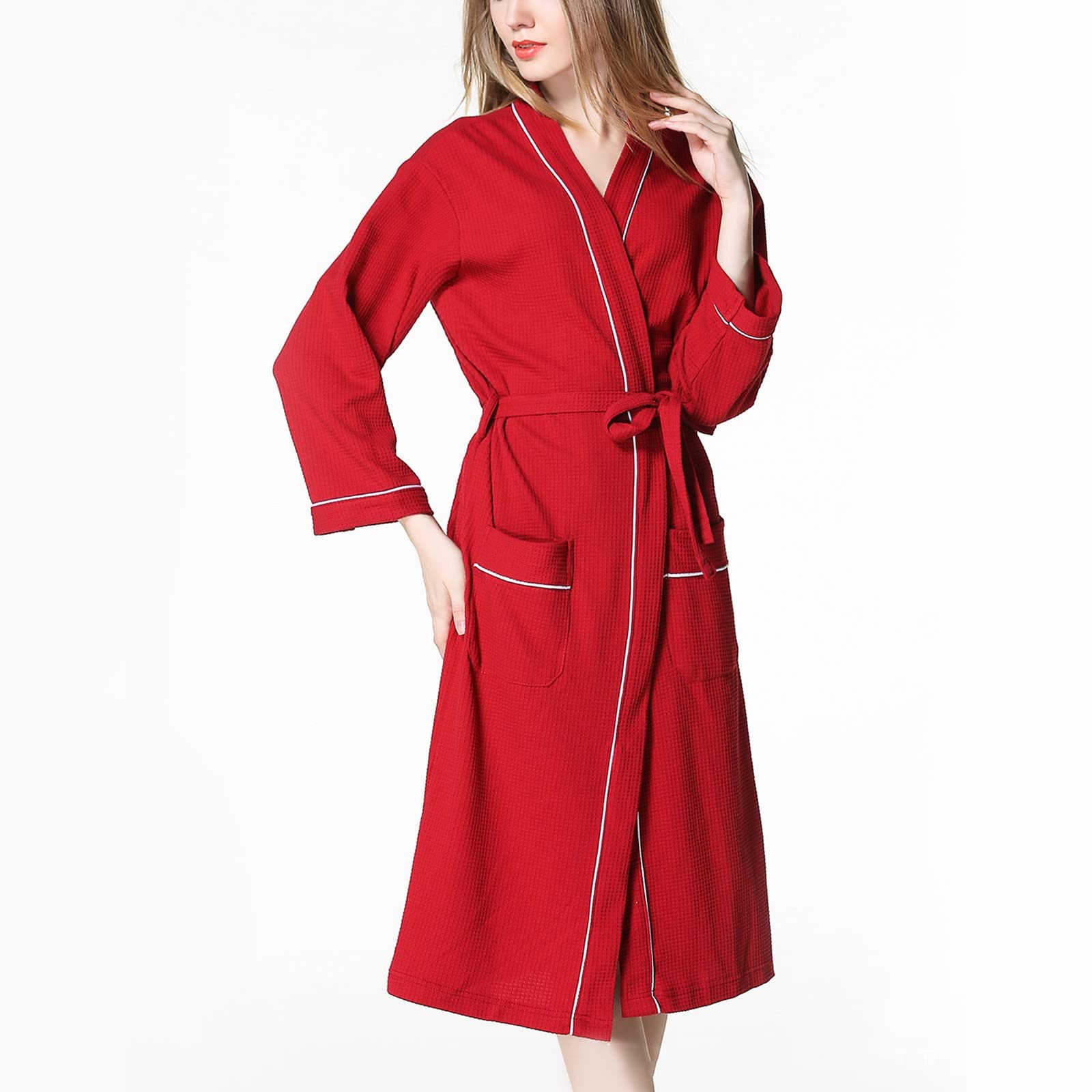 Pigiama lungo, da donna, a maniche lunghe, per la casa, pigiama da donna, set di pigiama in raso, set di pajama, set caldo in pile coral, pigiameria, pigiameria, pigiameria, pigiameria, pigiameria