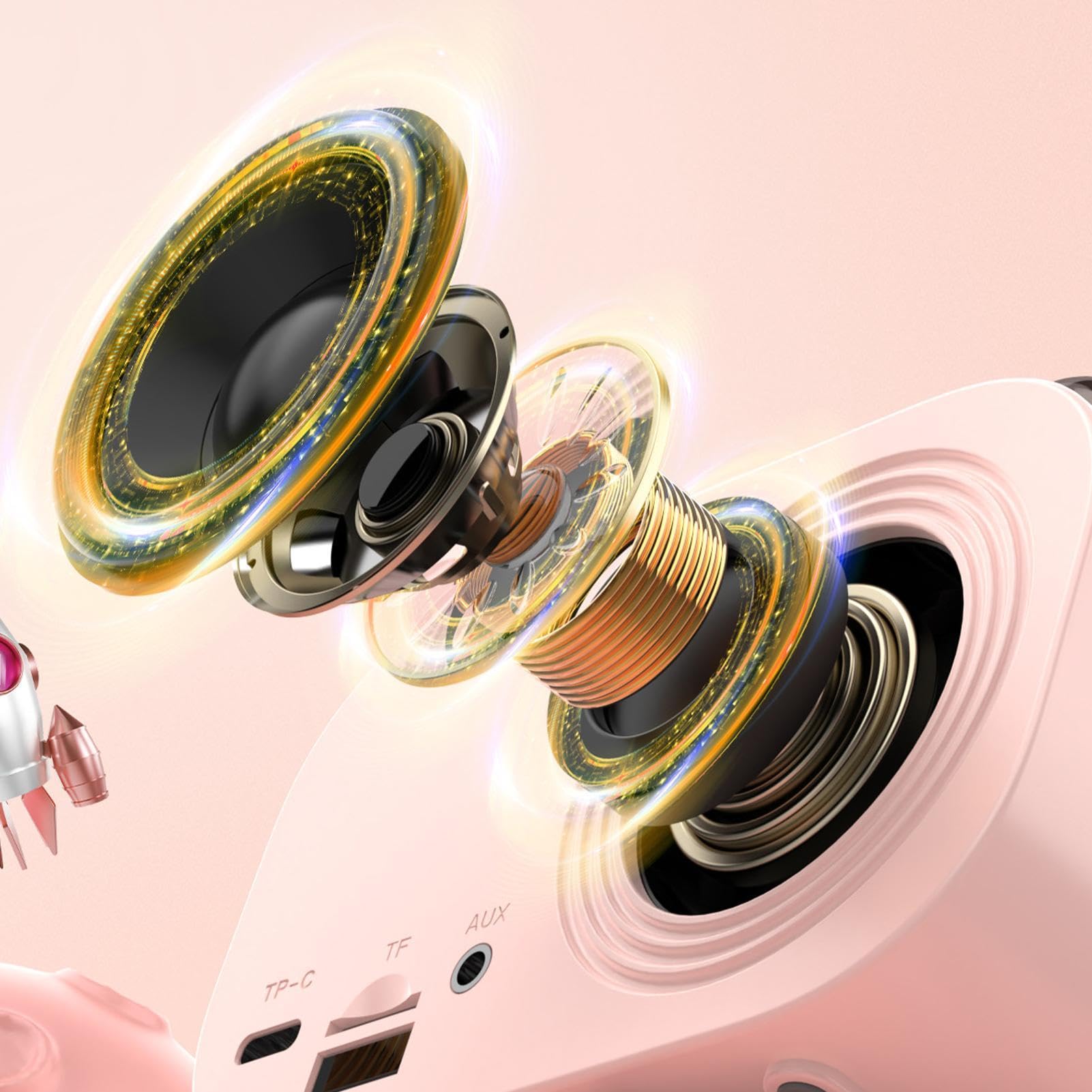 Juego de micrófono y altavoz, máquina de karaoke con micrófonos