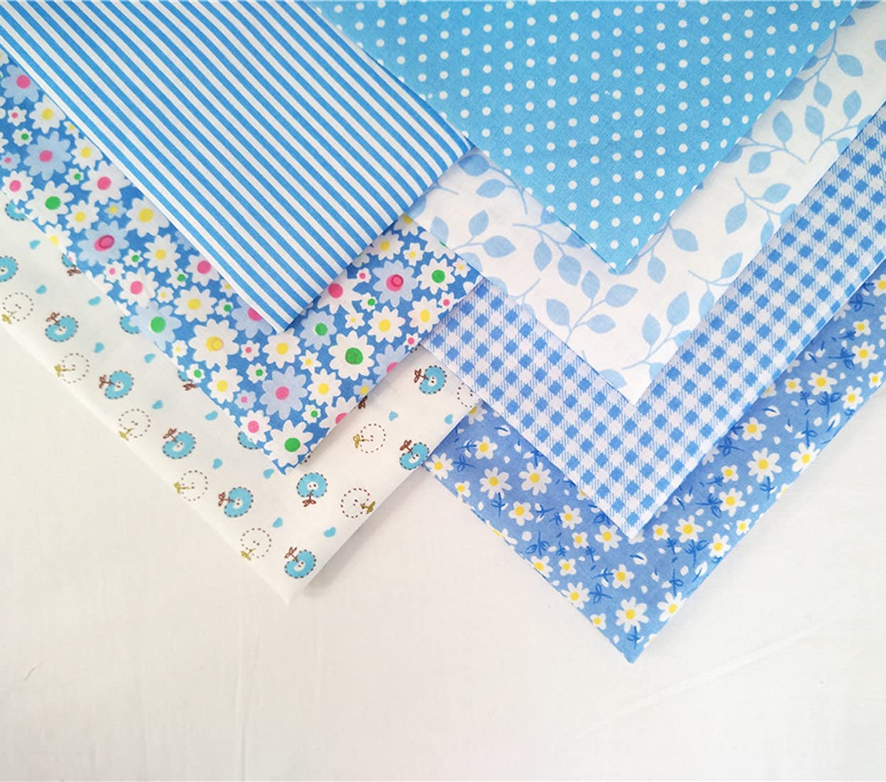 25 Carrés Tissu Coton 8x8 Pouces | Tissu Quilting 100% Coton Pour Couture DIY - 25 Motifs