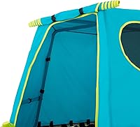 Vista 4 de Explorer 2 Jungle Gym - Juego de escalada con marco de acero ajustable, toldo y plataforma resistentes a la intemperie, juego al aire libre