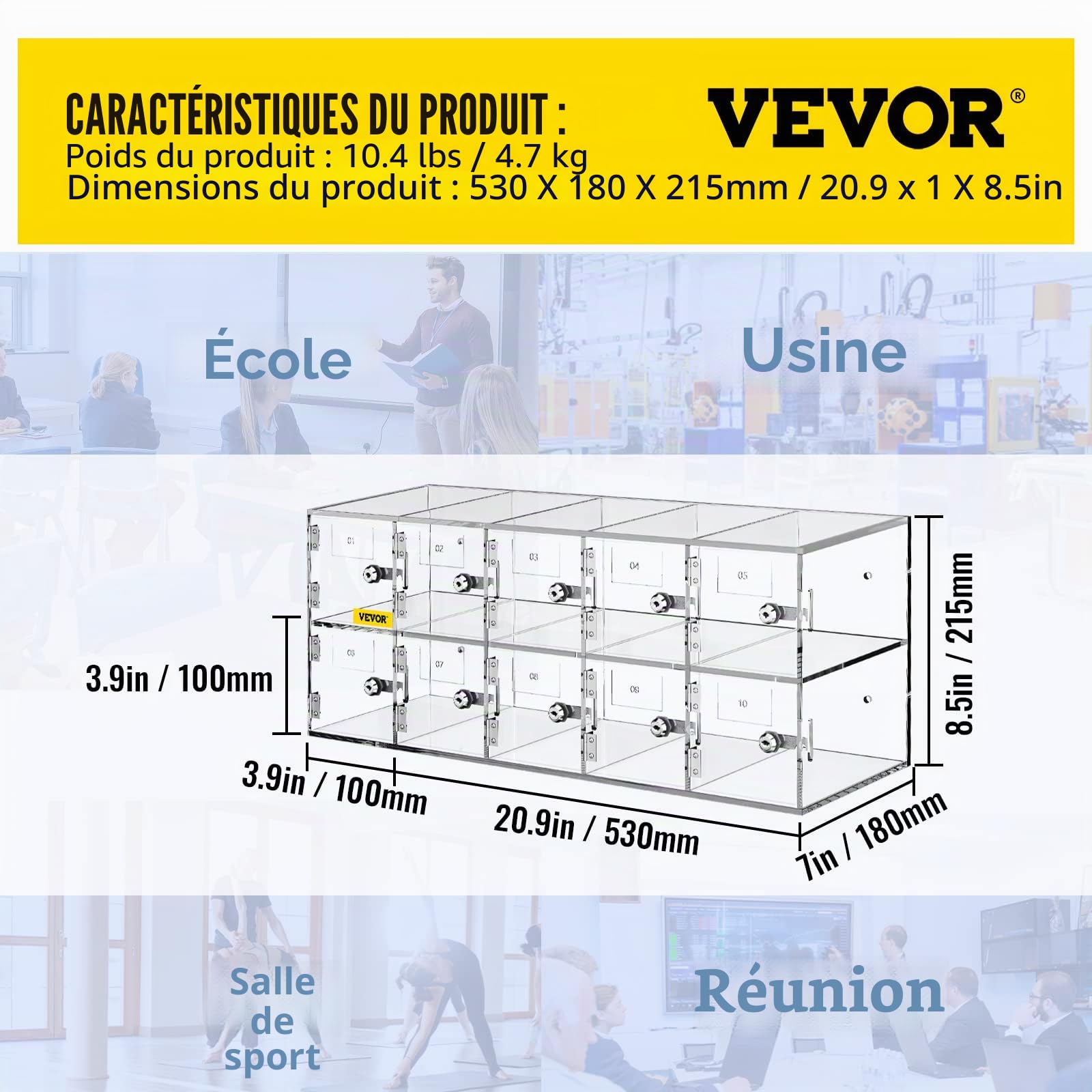 VEVOR Fauteuil de Massage avec Rail SL, Fauteuil Relaxation Massage 3D/4D inclinable, zéro gravité, Mode étirement Yoga, avec Voix IA, Chauffage, 36 airbags, écran TFT, Boutons d'accoudoir, roulettes