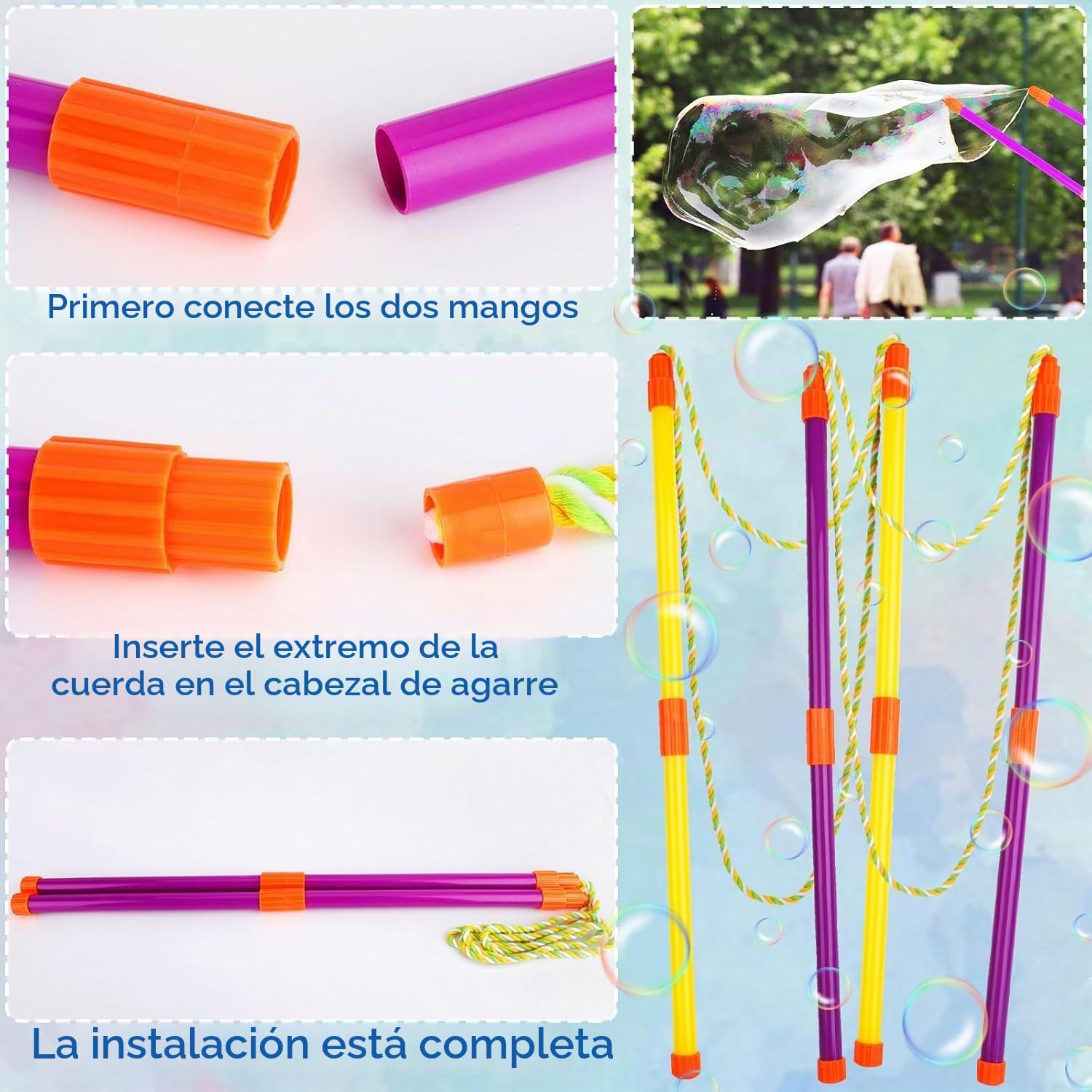 Kit De 28 Varitas De Pompas Gigantes – Juego De Burbujas Con Formas De Corazón, Estrella Y Oso, Incluye Cuencos Reutilizables, Perfecto Para Fiestas Al Aire Libre