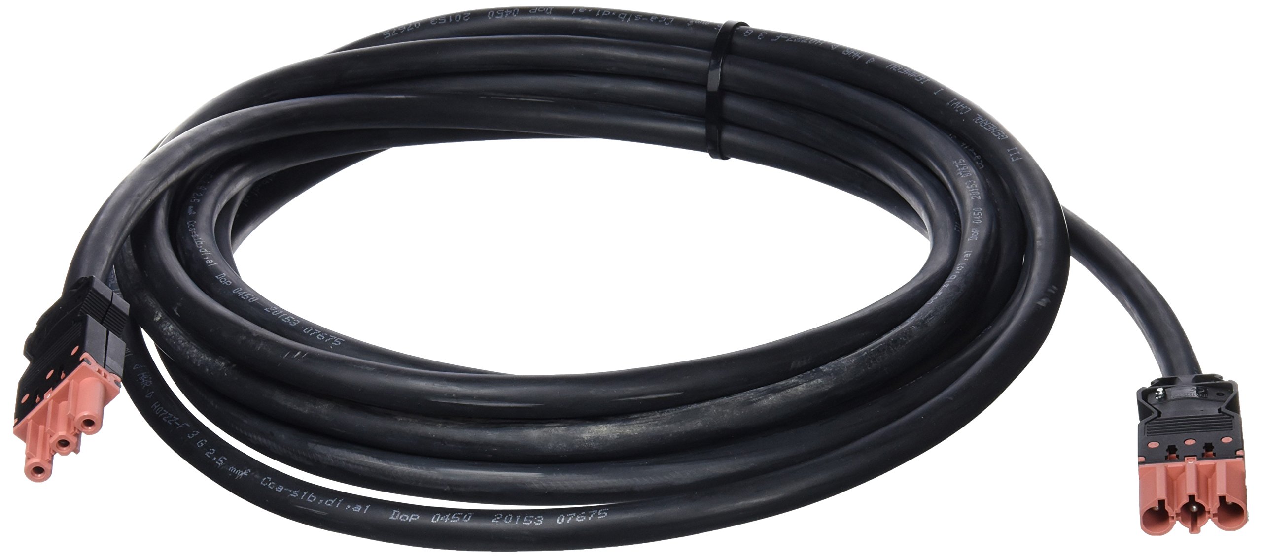 LATIGUILLO CONEXIÓN RÁPIDA MACHO-HEMBRA 3 POLOS. 7M. CABLE RZ - 0,6/1KV. LIBRE DE HALÓGENOS. SECCIÓN 3X2,5MM2