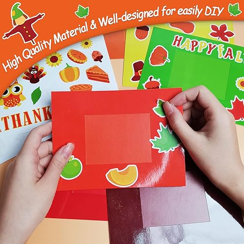 Miniatura 4 de chiazllta Paquete de 30 marcos de fotos de otoño para niños, Acción de Gracias, calabaza, hoja de arce, pavo, manualidades, otoño, vacaciones, arte,