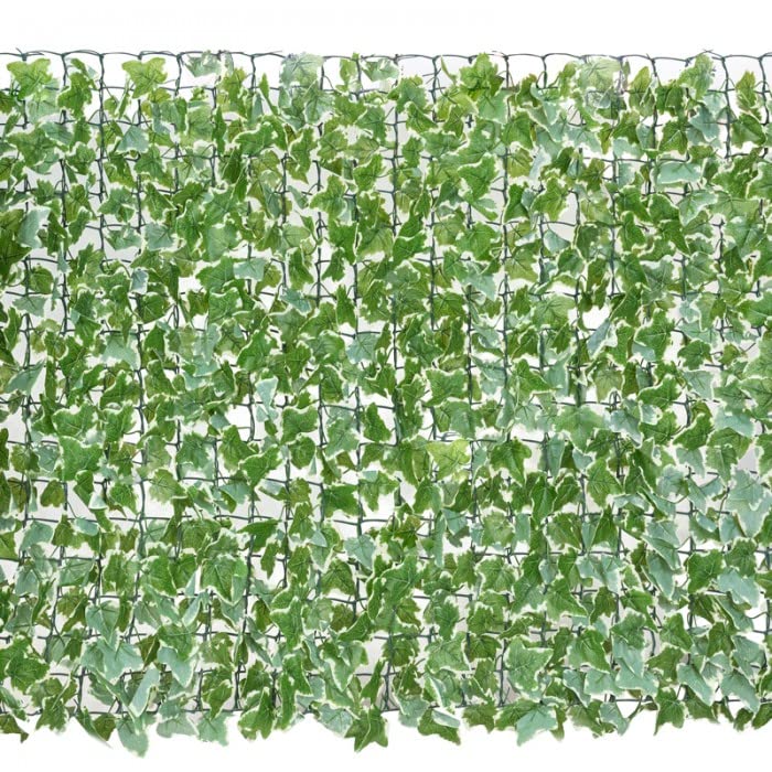 Grindi - Künstliche Efeu-Hecke Sichtschutz Zaunblende für Balkon, Garten, Terrasse, Sichtschutzzaun, Schattiernetz, Sonnen- und Windschutz - PVC Blätter - GMLS 2-100x300 cm