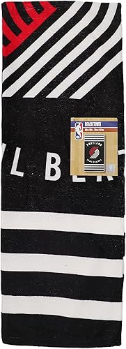 Miniatura 5 de Northwest NBA - Toalla de playa a rayas 30 x 60 pulgadas Portland Trailblazers