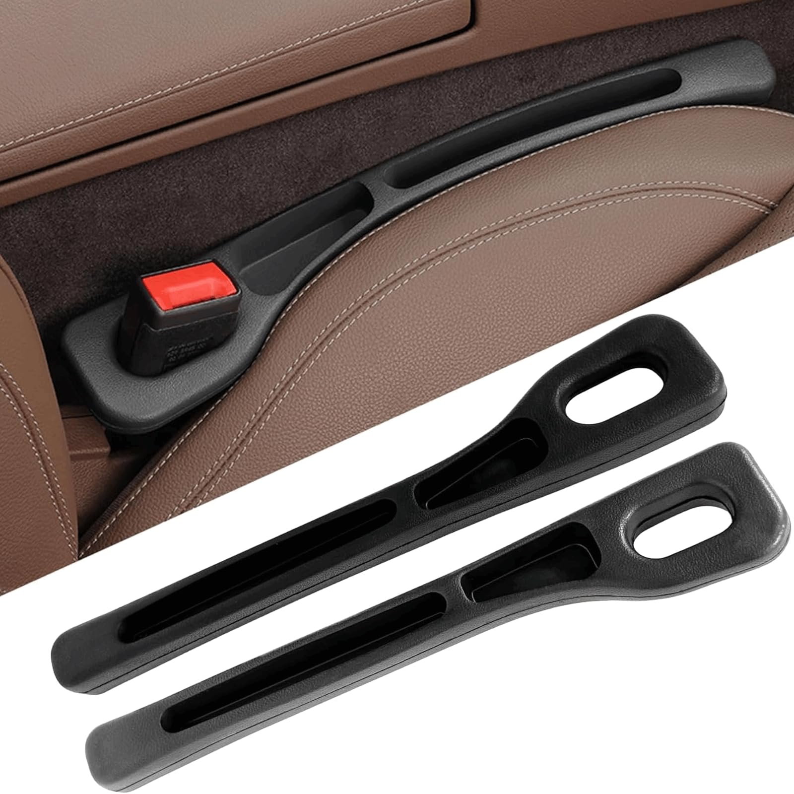 JINGDA 2 Pcs Car Seat Gap Filler for Honda Jazz 1(I) Typ GD BJ 2001-2008, Console Side Organiser Catcher, Premium Car Interior Accessories, Durable ABS