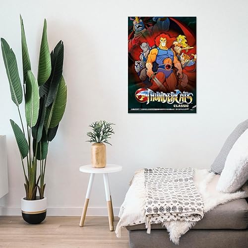 Miniatura 5 de MIGHTYPRINT ThunderCats - Arte de pared clásico de 17 x 24 pulgadas, coleccionable con licencia oficial, ideal para regalar y coleccionar, León,