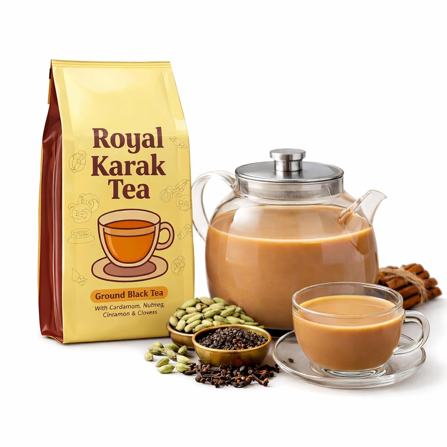 Royal Karak Tea Chai Premium shahe (Karak Tea Chai) شاي عدني كرك شاهي