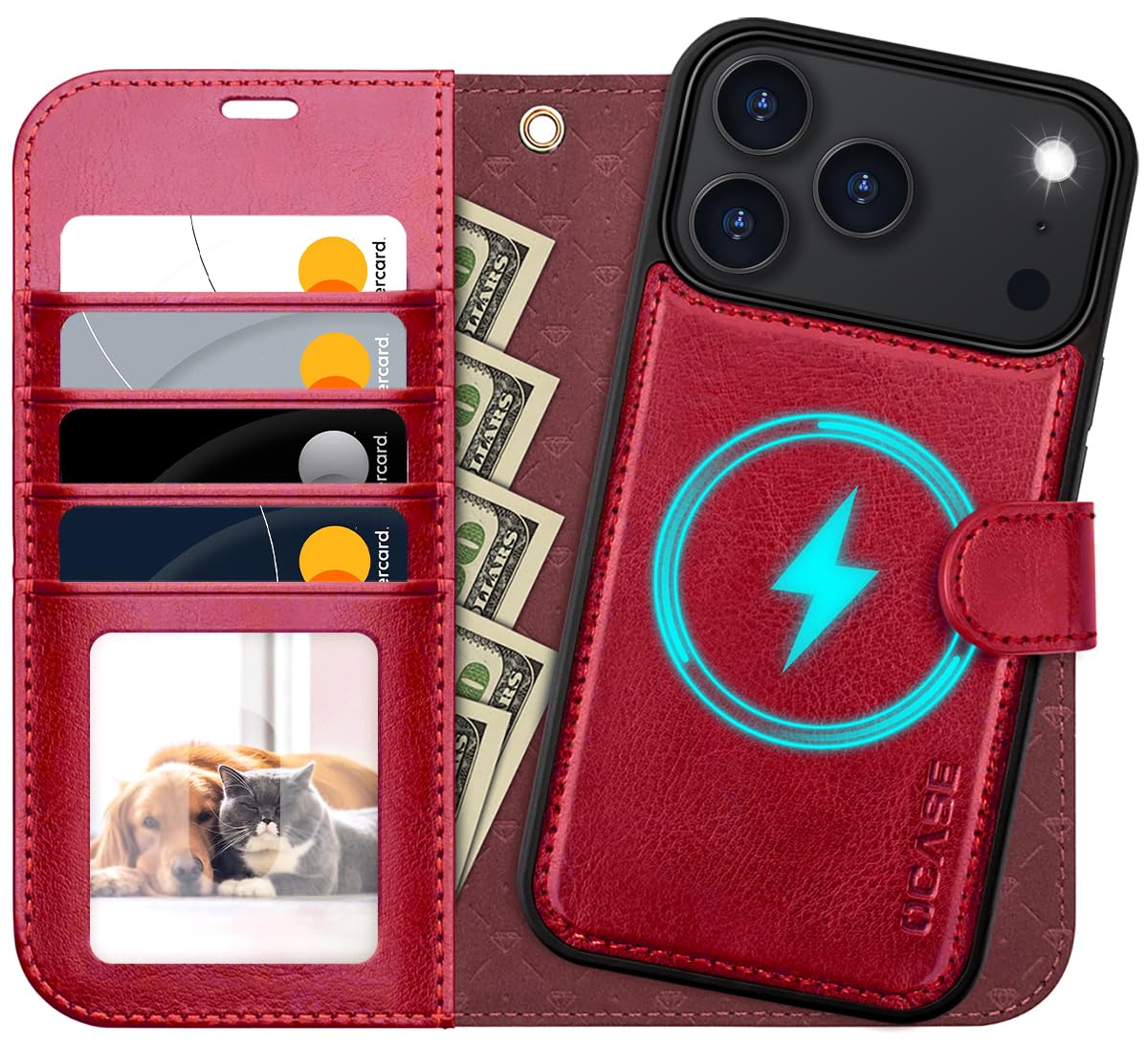 Étui iPhone 17 Pro Max antichoc magnétique détachable avec blocage RFID - 7