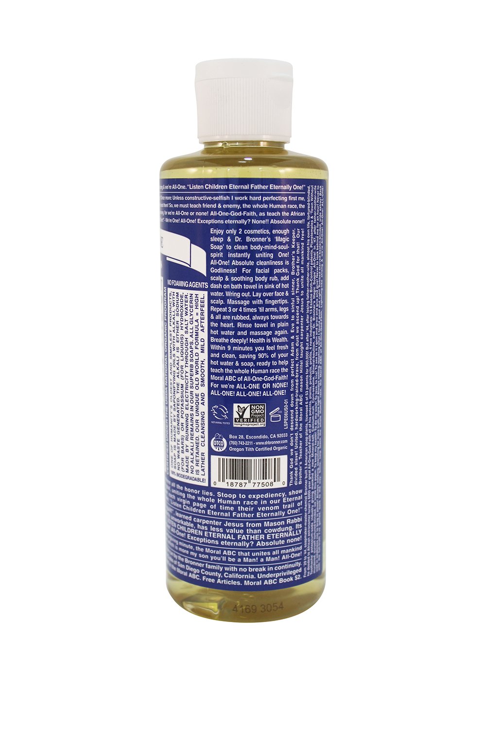 Dr. Bronner's Magic Soaps: Liquid Castile Soap, Peppermint 8 oz (2 pack)