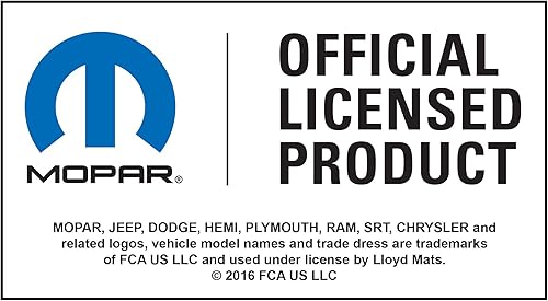 Miniatura 4 de Lloyd Mats Alfombrillas personalizadas para Dodge Challenger RWD 2011-2023 LogoMat 4 piezas, color carbón