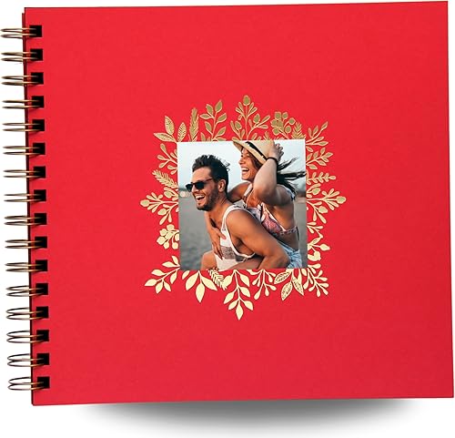 Álbum de recortes de Navidad. 8.5 x 9.5 pulgadas, 90 piezas en blanco. Recuerdo de Navidad, álbum de parejas, primera Navidad del bebé, primera disponible en Yaxa El Salvador