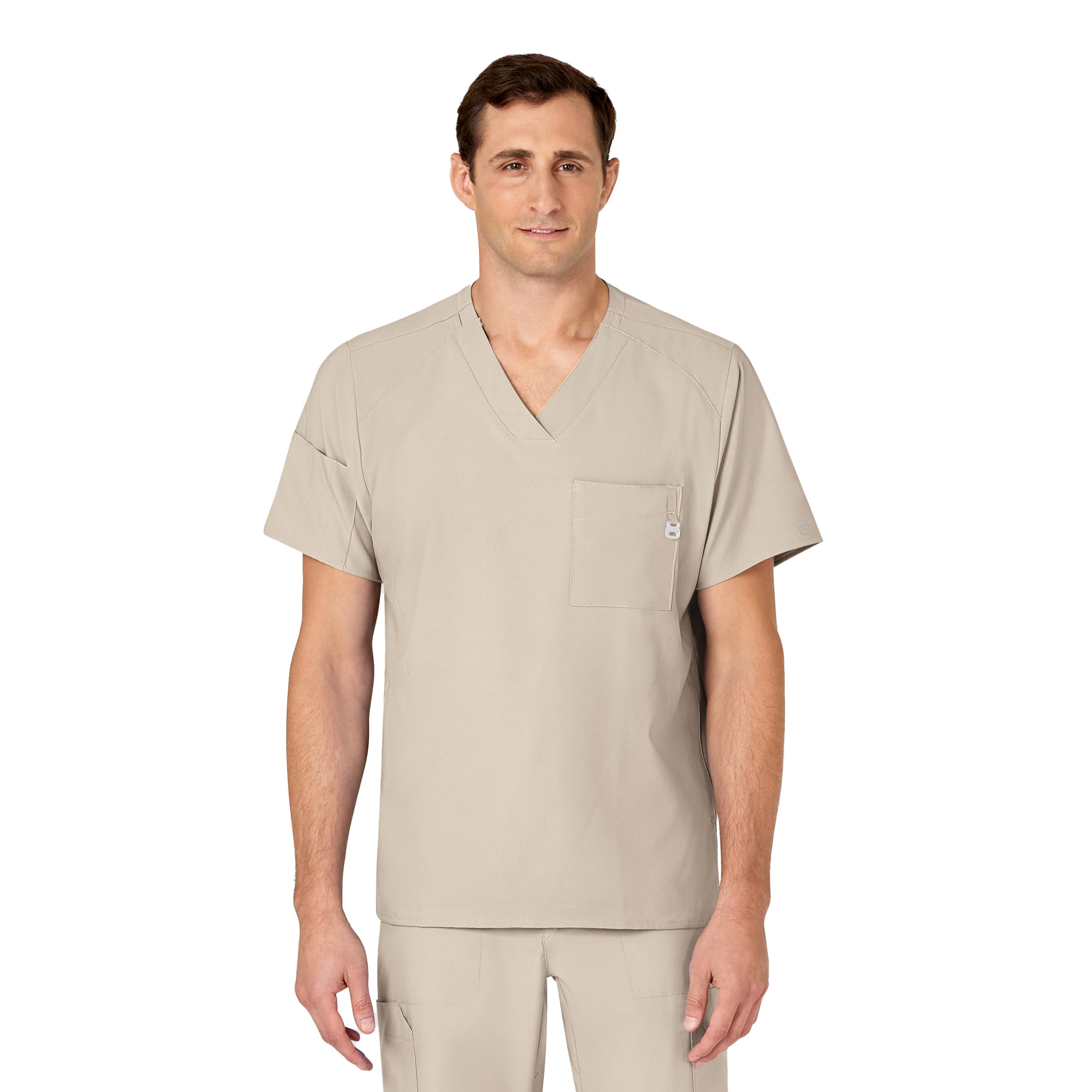 WonderWink Mens Men's V-Neck Scrub TopMedical Scrubs Shirt