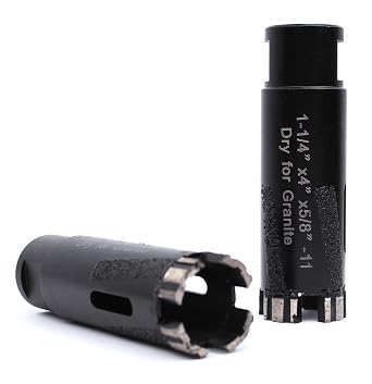 1-1/4" Diamond Core Drill Bit with Vacuum Brazed Dry Hole Saw for Granite Stone by Z-LEAP