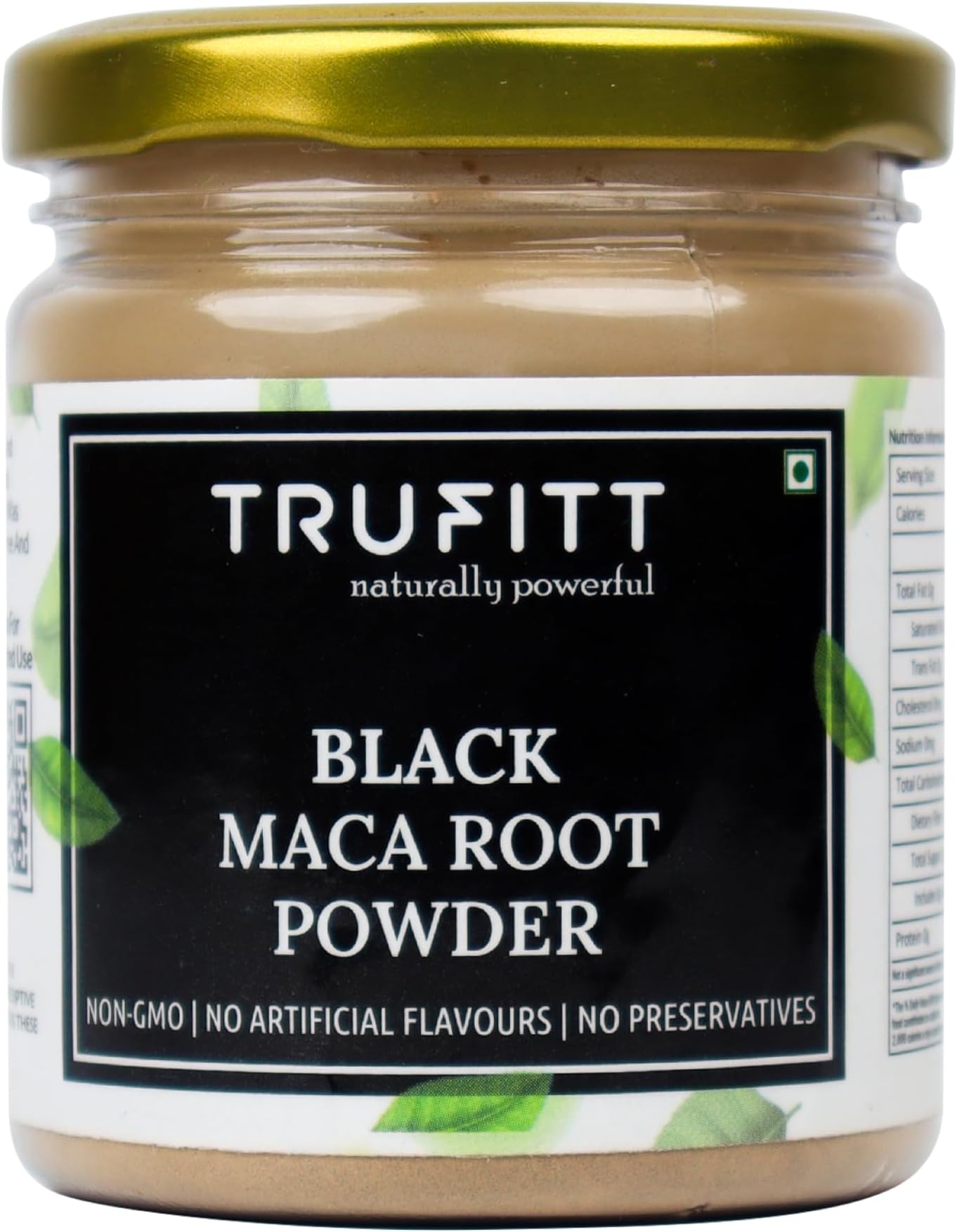 Trufitt Peruvian Black Maca Root Powder | Boosts Energy and Immunity | Relieves Stress | Great for Men and Woman - (100GM)