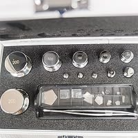 Vista 7 de F1 Grado 1mg-7.05 oz Acero Inoxidable (304) Kit de Peso de Calibración 25pcs Pesos de Alta Precisión con Pinzas para Educación de Laboratorio