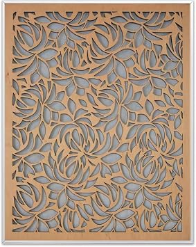 Stellar Air Wood Decorative Return Air Grille, Heavy Duty Decorative Wall Grille for Home, Walls, and Ceilings Vents not for Floor use Easily Installation, Style Leaves,16 x 20,Wraparound