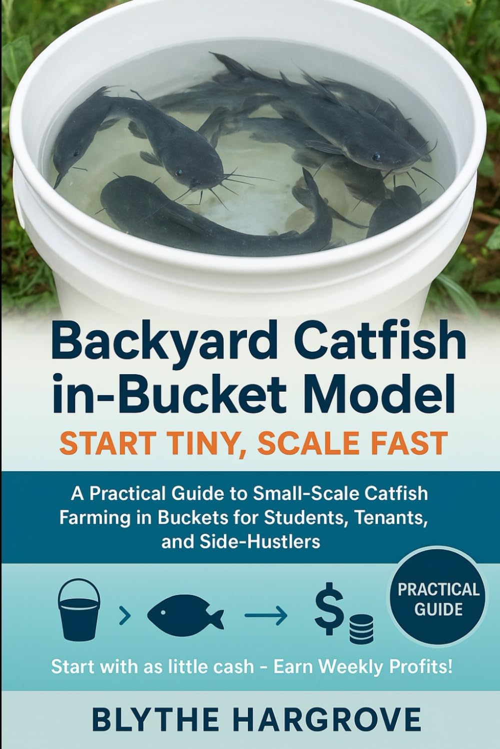 Backyard Catfish-in-Bucket Model: Start Tiny, Scale Fast: A Practical Guide to Small-Scale Catfish Farming in Buckets for Students, Tenants, and Side-Hustlers