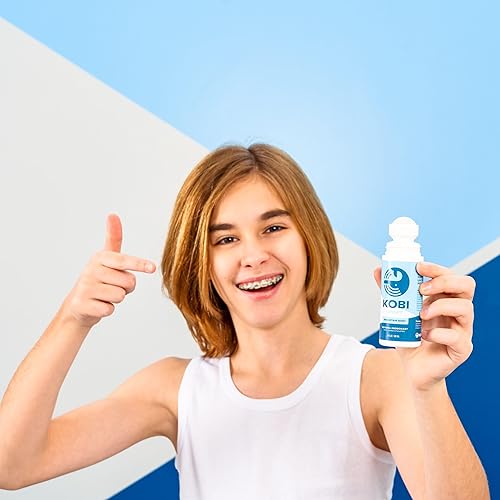 Miniatura 2 de Kobi Desodorante natural sin aluminio para niños, seguro y suave para niños y adolescentes, protección contra olores las 24 horas, aroma a lima