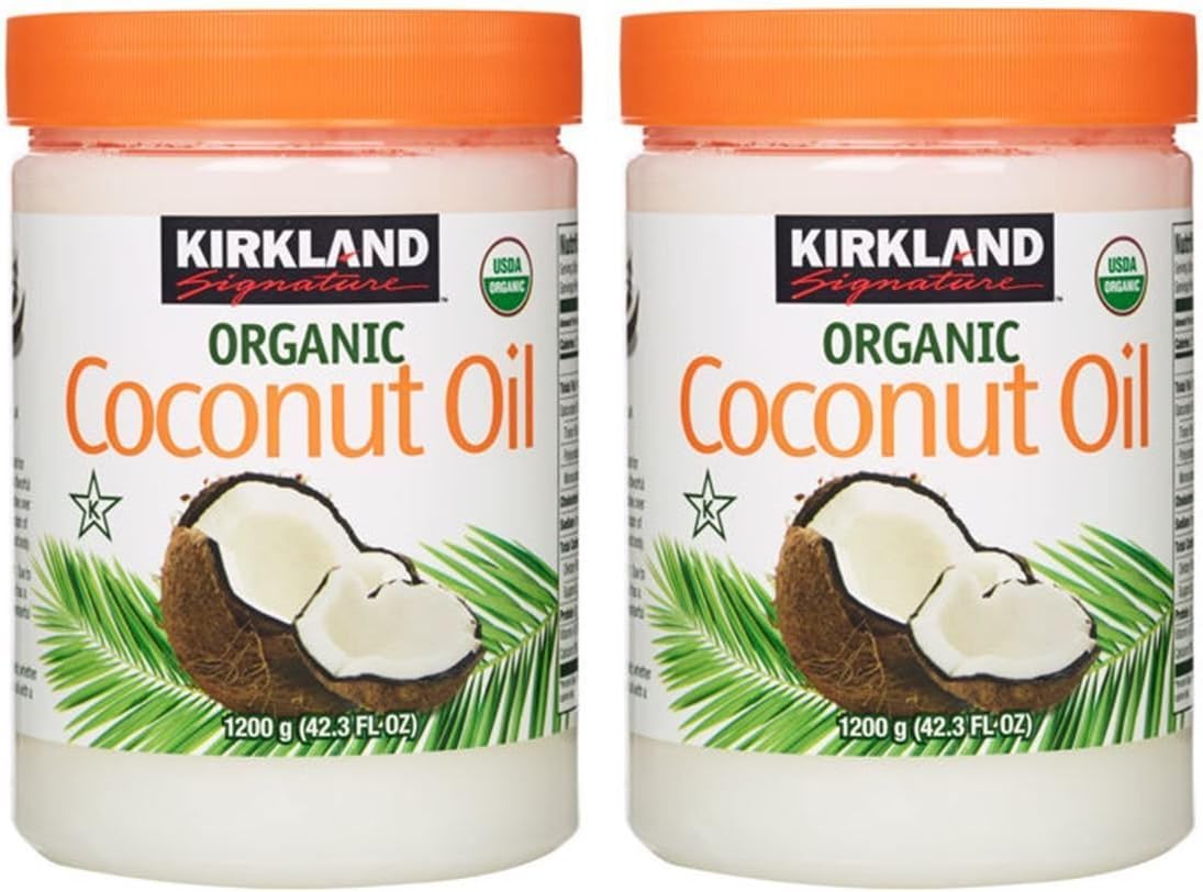 Kirkland Signature Organic Virgin Coconut Oil Cold Pressed Unrefined 1