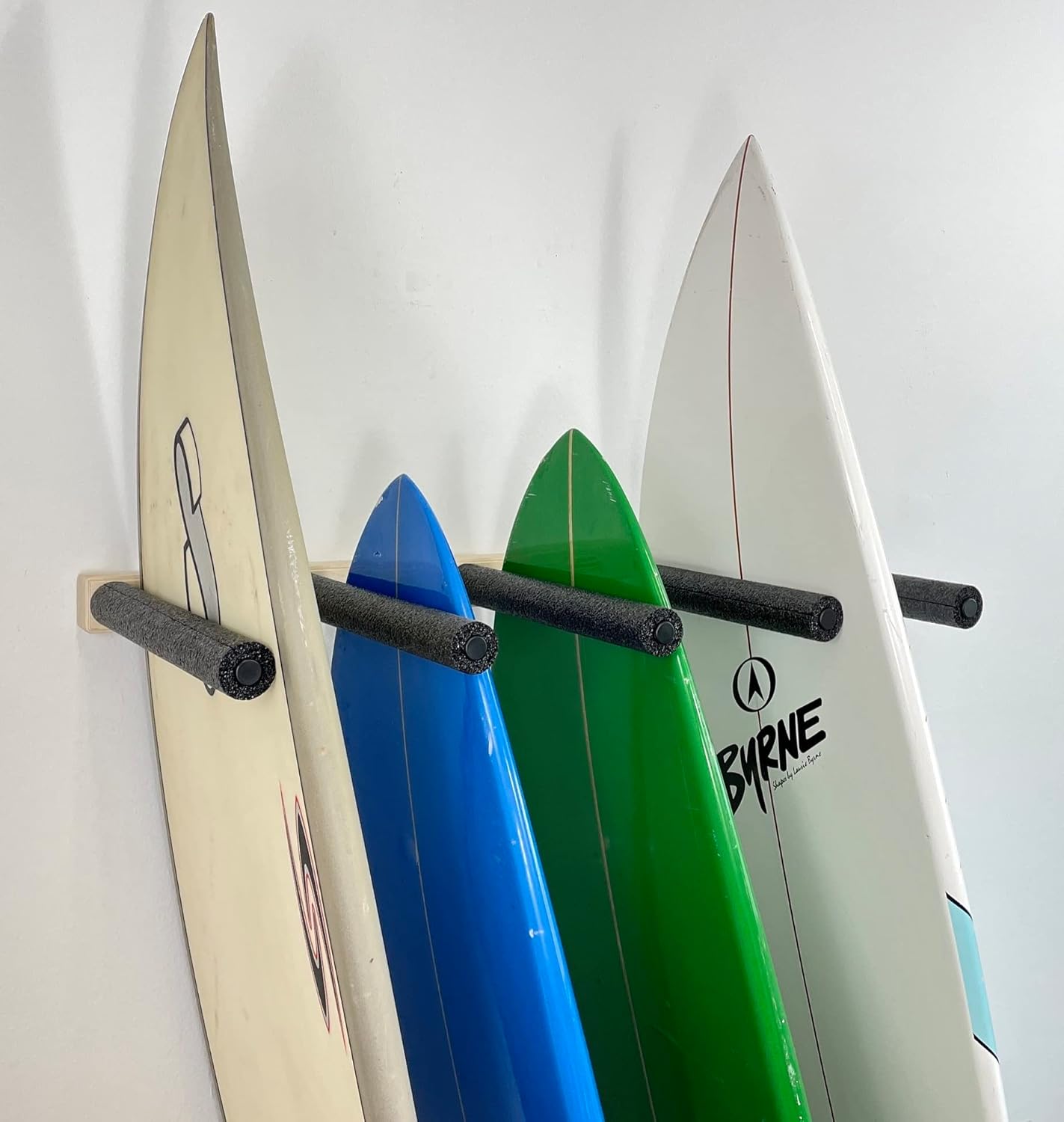 Vertical Surfboard Storage Rack - Holds 4 Boards