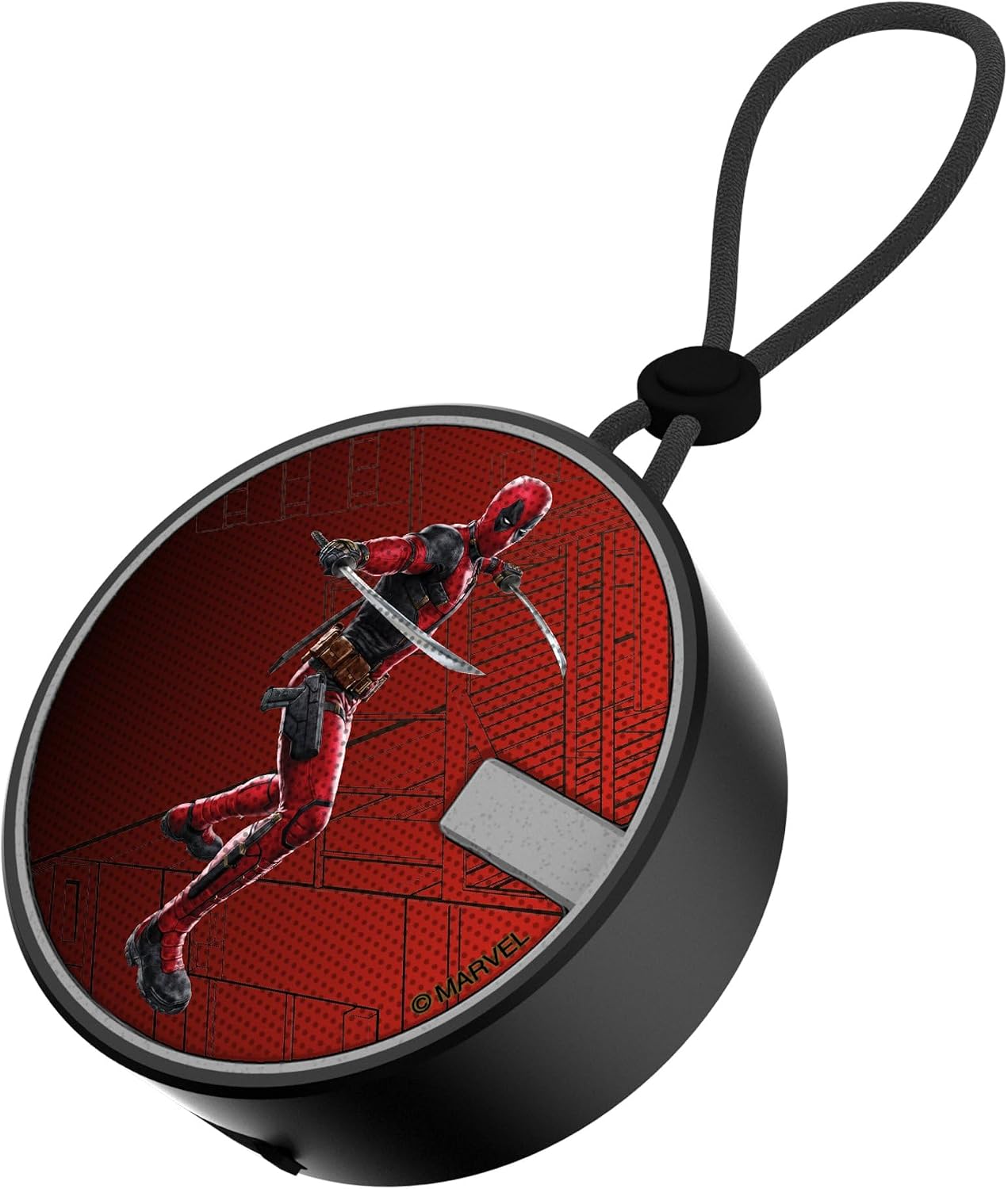 Keyscaper Marvel Deadpool MechLine Waterproof Speaker