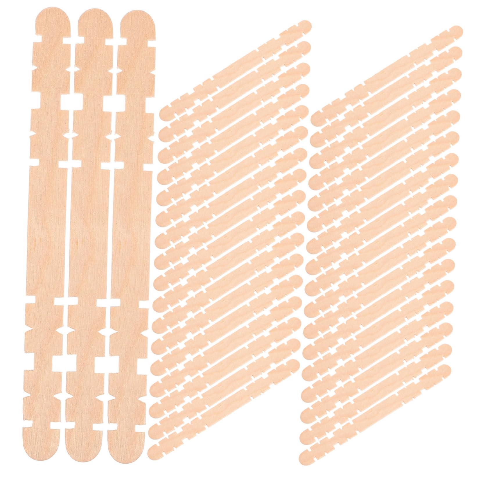 Lurrose 5stücke Handgefertigte Holzleisten Kreative Bastelmaterialien Aus Hochwertigem Holz Für Modelle Dekorationen Und Handarbeiten Für Feste Und Anlässe