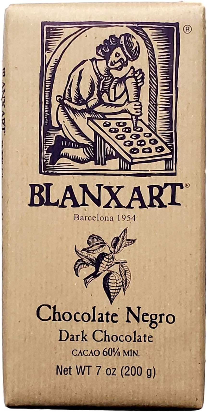Blanxart, Dark Chocolate, 7 ounce