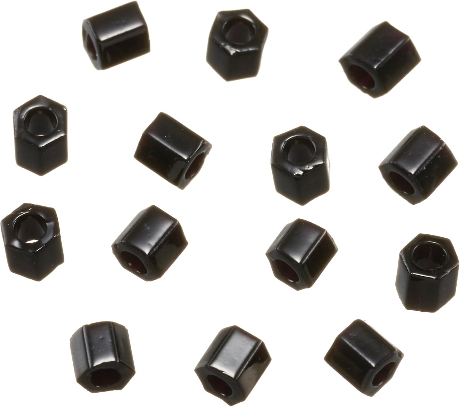 TOHO No.121 Hex Beads, Large, 6 Bundles, Thread Threading Beads, Outer Diameter Approx. 0.1 inches (3 mm), 98.4 ft (30 m)
