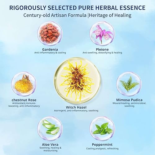 Miniatura 10 de Toallitas para hemorroides desechables - Toallitas de hamamelis toallitas hemorroidales para alivio instantáneo de la picazón en la piel con pleione