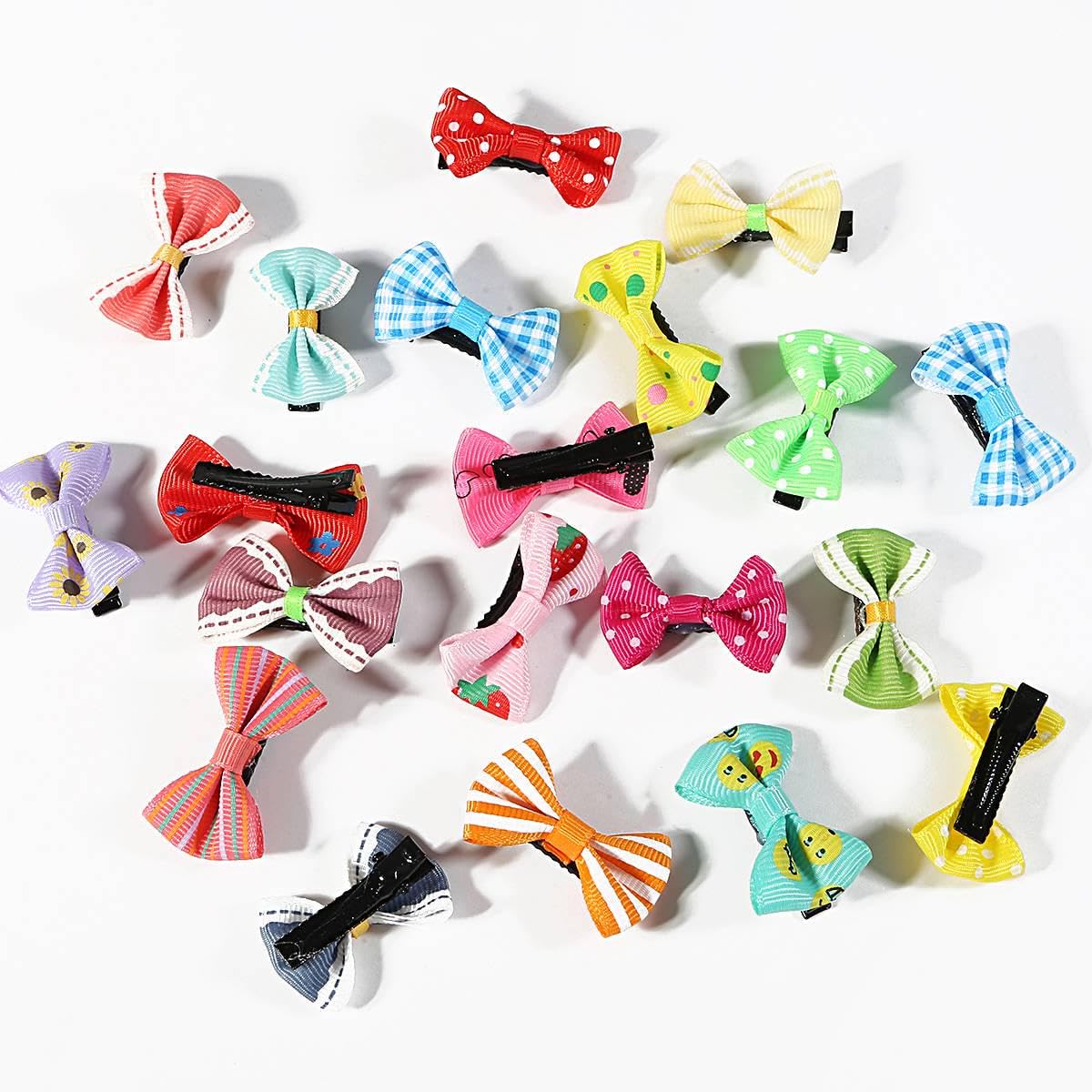 NEOBABY Colourful Bow Hair Clips for Girls, Mixed Prints, Alligator Clips, Multi-Pattern Set (PACK OF 12 PAIRS) - Review, Price and Buying Guide