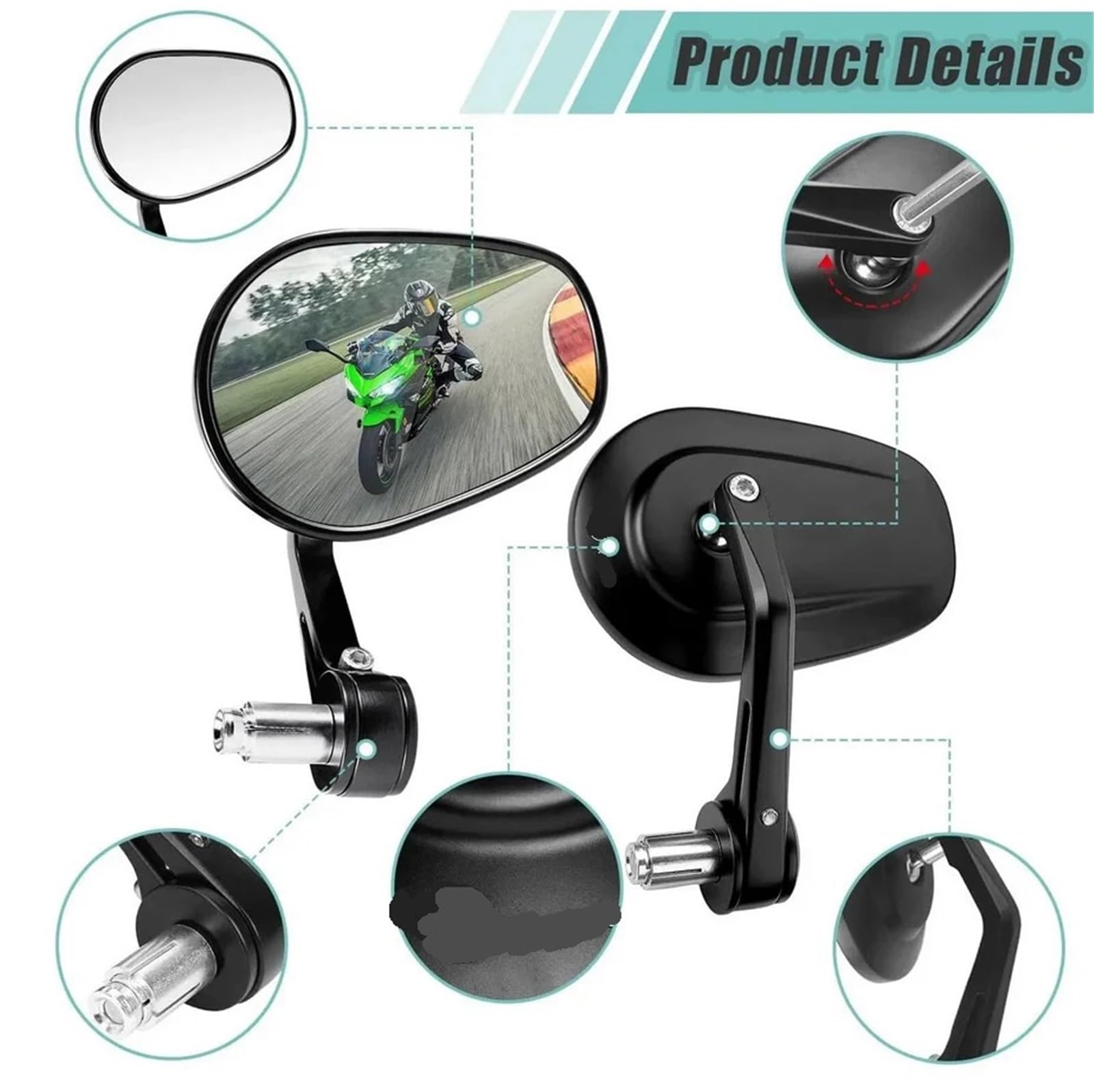Do Ha&rley Hon&da Mirrors Lusterka motocyklowe