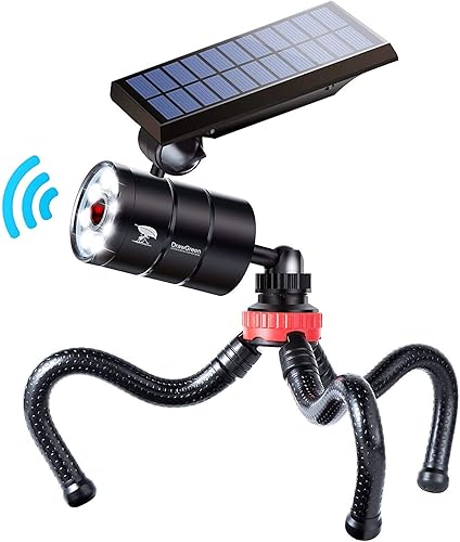 Miniatura 8 de Luz con sensor de movimiento para camping, luz solar de aleación de aluminio para exteriores, luces LED con sensor de movimiento de energía solar