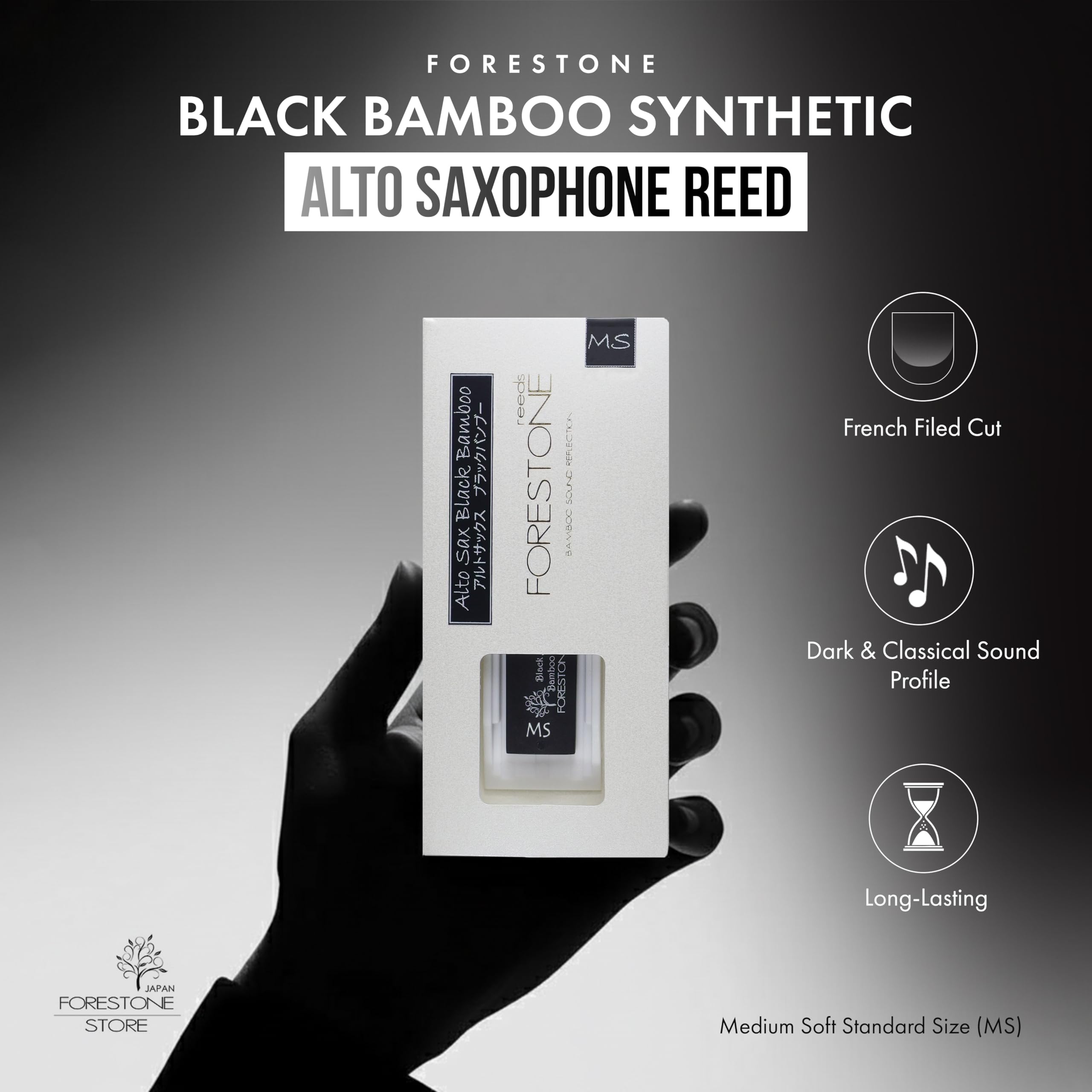 (未使用･未開封品)　Forestone Black Bamboo Alto MH (フォレストーン ブラックバンブー アルト用  リード MH) v1yptgt Amazon | Forestone Black Bamboo Alto MS (フォレストーン ブラック