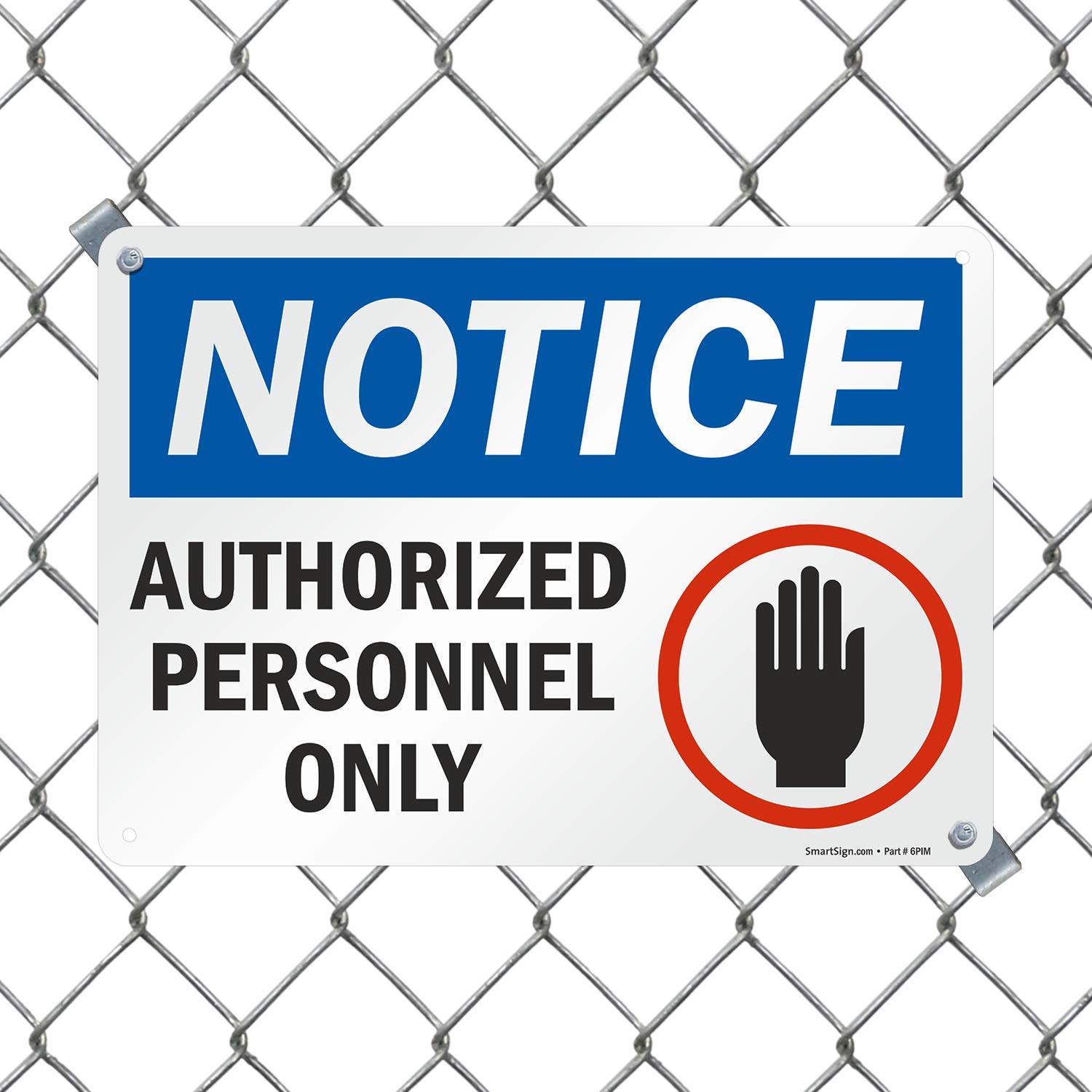Amazon.co.jp: SmartSign 「Notice - Authorized Personnel Only 