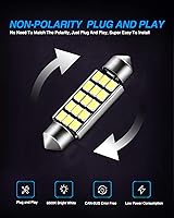 Vista 4 de Marsauto 578 bombillas LED extremadamente brillantes 400LM 2835 chipsets para interior LED, cúpula, mapa, puerta, bombillas 211-2 212-2 569 6411