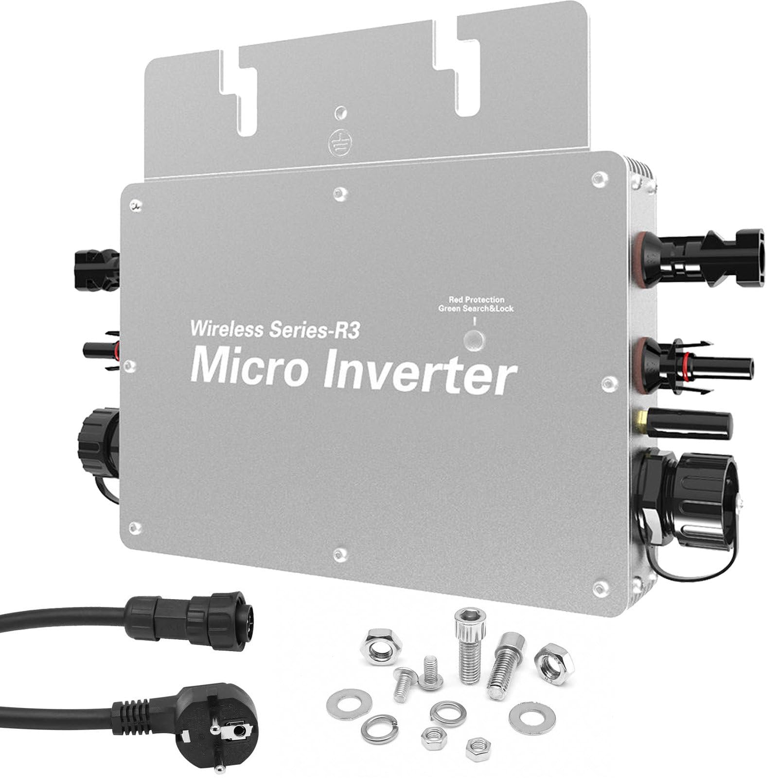 Inwerter sieciowy 600/700 W, MPPT Pure Sine Wave 120/230 V Automatyczna identyfikacja Inwertery mocy,wodoodporny IP65 Micro Solar Inverter,700W