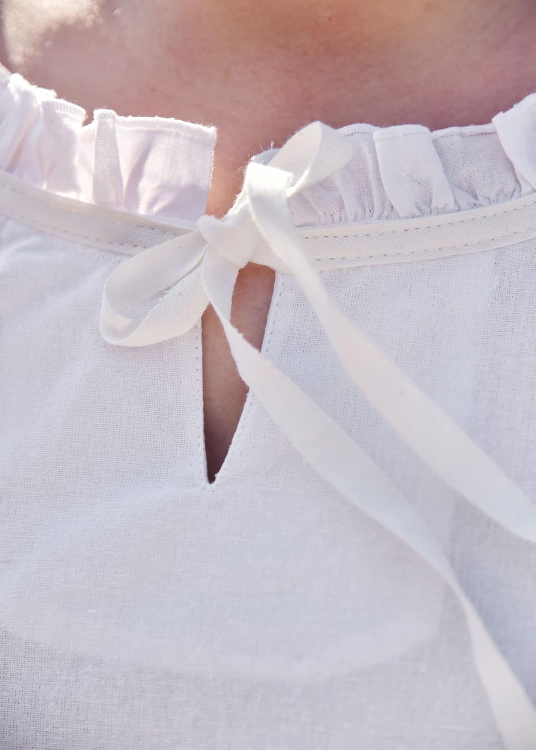 Battle-Merchant Medieval Blouse Birga, 3/4 Sleeves – Renaissance Peasant Blouse, Pirate Costume, Women Renaissance Shirt