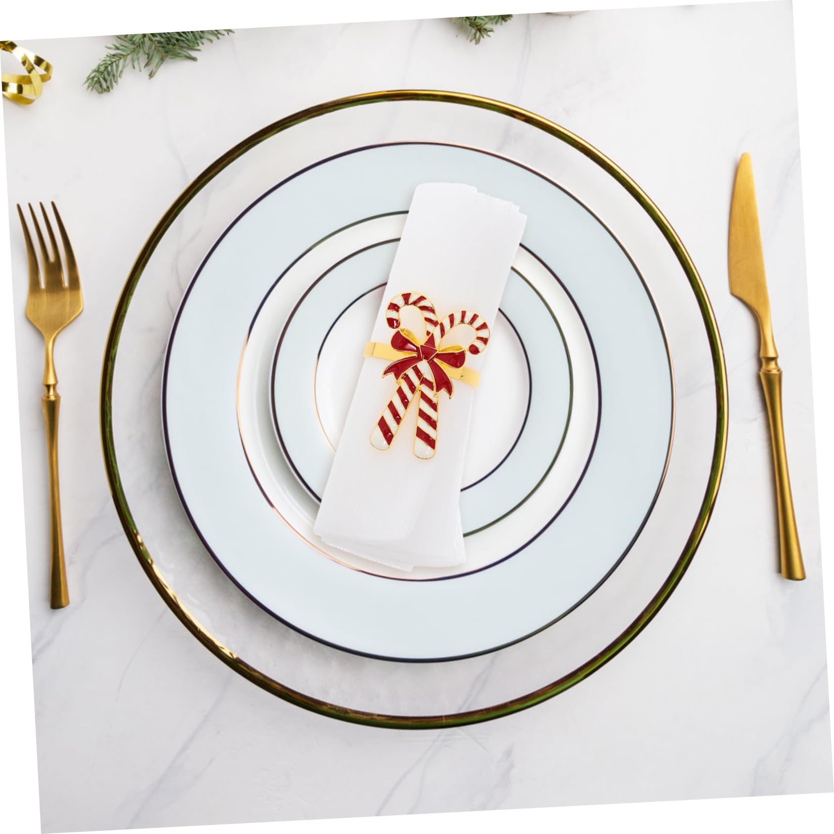 Gatuida 12stücke Teiliges Weihnachts Serviettenringe Kreative Napkin Buckles Für Tischdekoration Zu Weihnachten Und Festlichen Anlässen