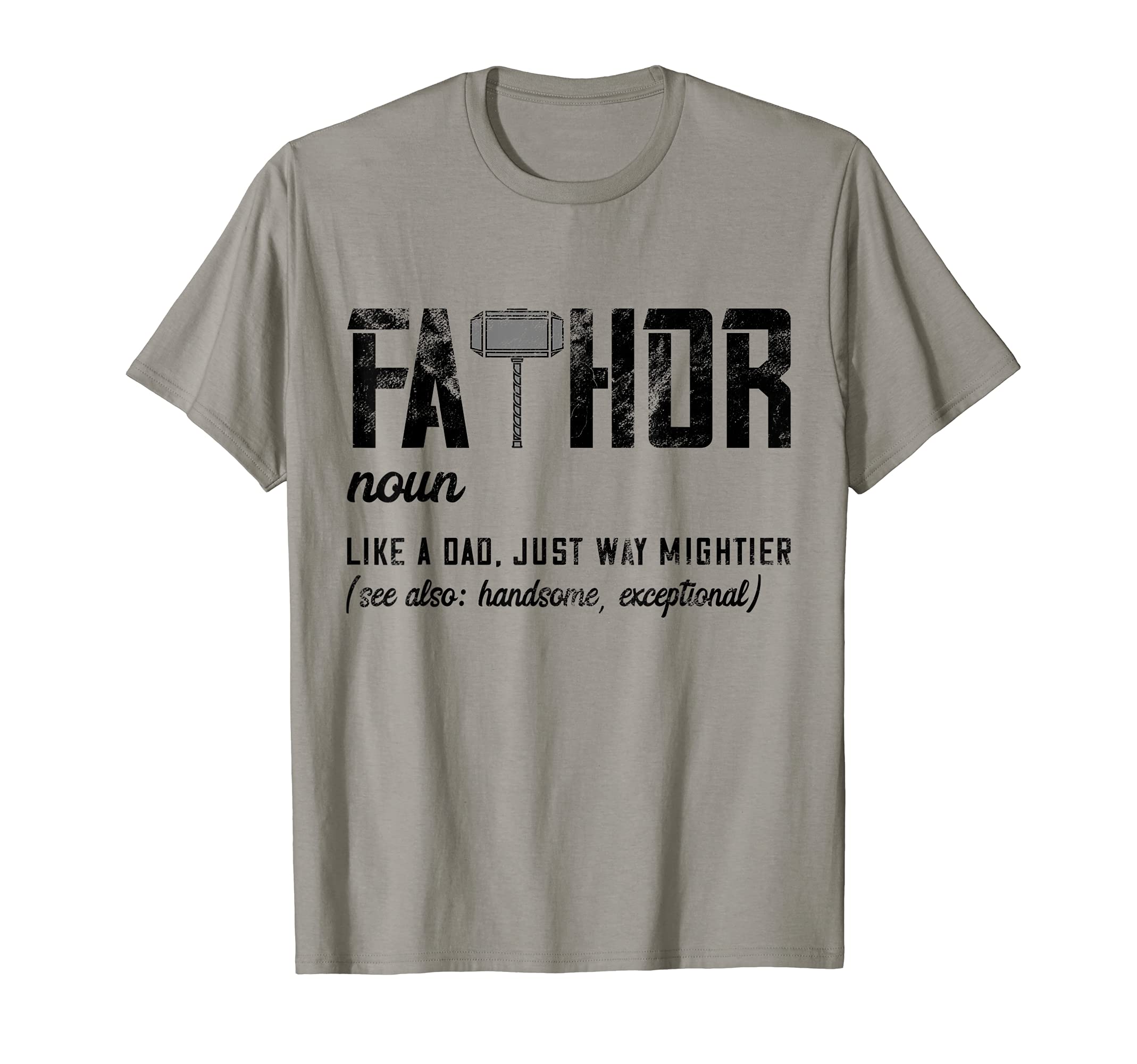 Vintage Fa-Thor Father's Day GiftsFathor Like Dad Just Way Mightier Father's Day Fa-Thor T-ShirtOEKO-TEX STANDARD 100