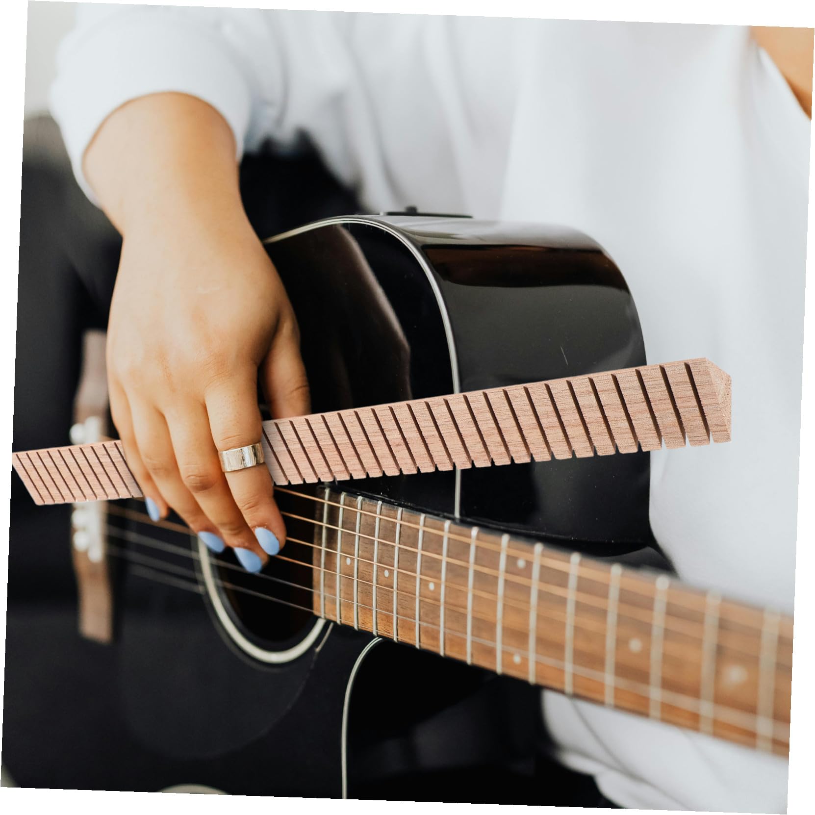 BESTonZON 12 Szt. Części i akcesoria gitarowe narzędzia do naprawy gitary narzędzia lutnicze akcesoria do gitary na gitarze akustyczne części zamienne Khaki