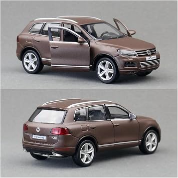 Scale Finished Model Car 1:36 For Volkswagen Touareg Suv Static Simulation Static Die-cast Zinc Alloy Car Model Ornaments Decoration Miniature Replica Car