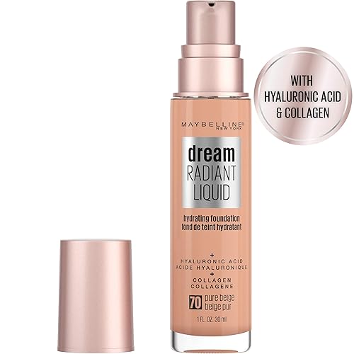 Miniatura 2 de Maybelline Dream - Maquillaje hidratante líquido radiante, cobertura media, base líquida ligera, alabastro, 1 oz. Oz.