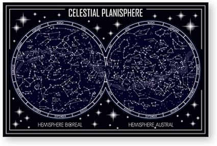 Amazon Co Jp 天体図キャンバスポスタープリント幾何学的な星座壁アート写真絵画家の壁の装飾19 7x27 6in 50x70cm X1pcsフレームなし 家電 カメラ