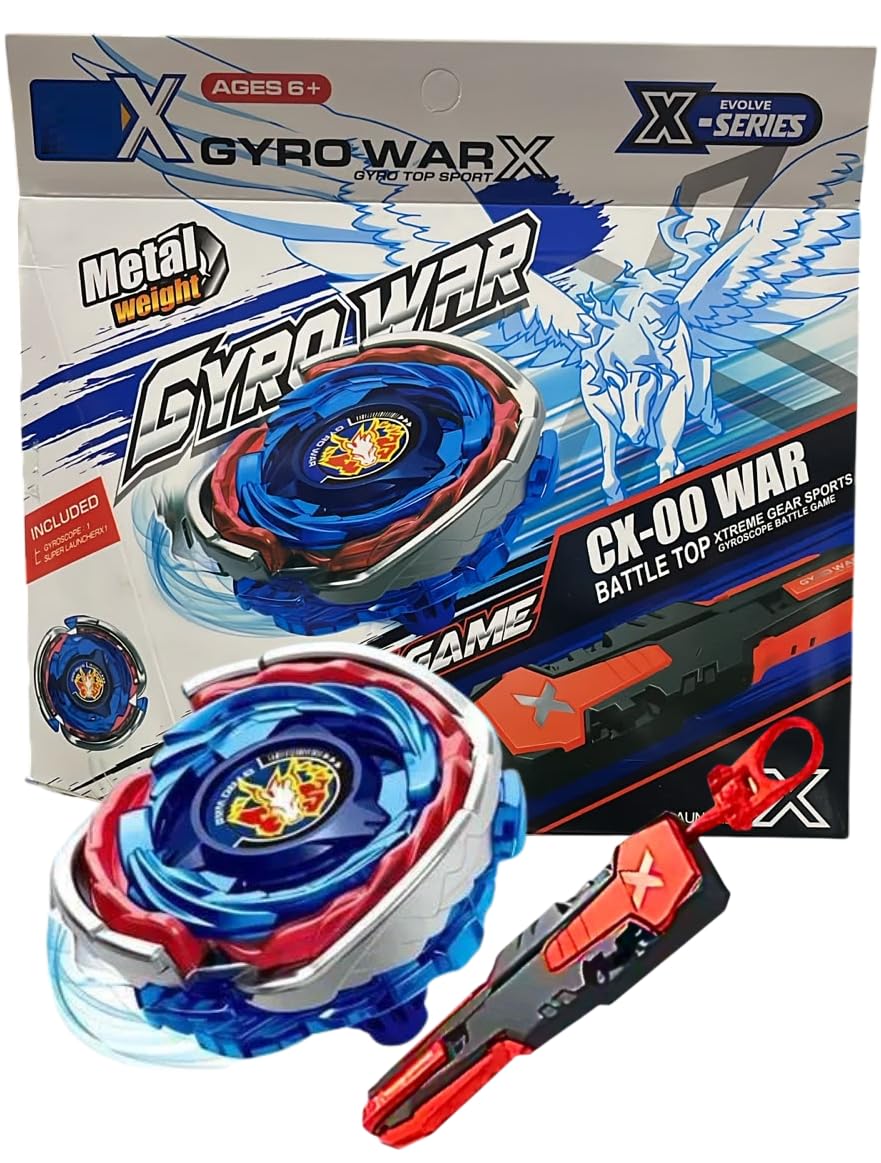Bestie toys X CX-01 Starter, Bigbang PegasisMetal Series top War X-Series Battle Top | Gyro Spinner with Launcher | Fast Attack Battle Toy for Children-image-41