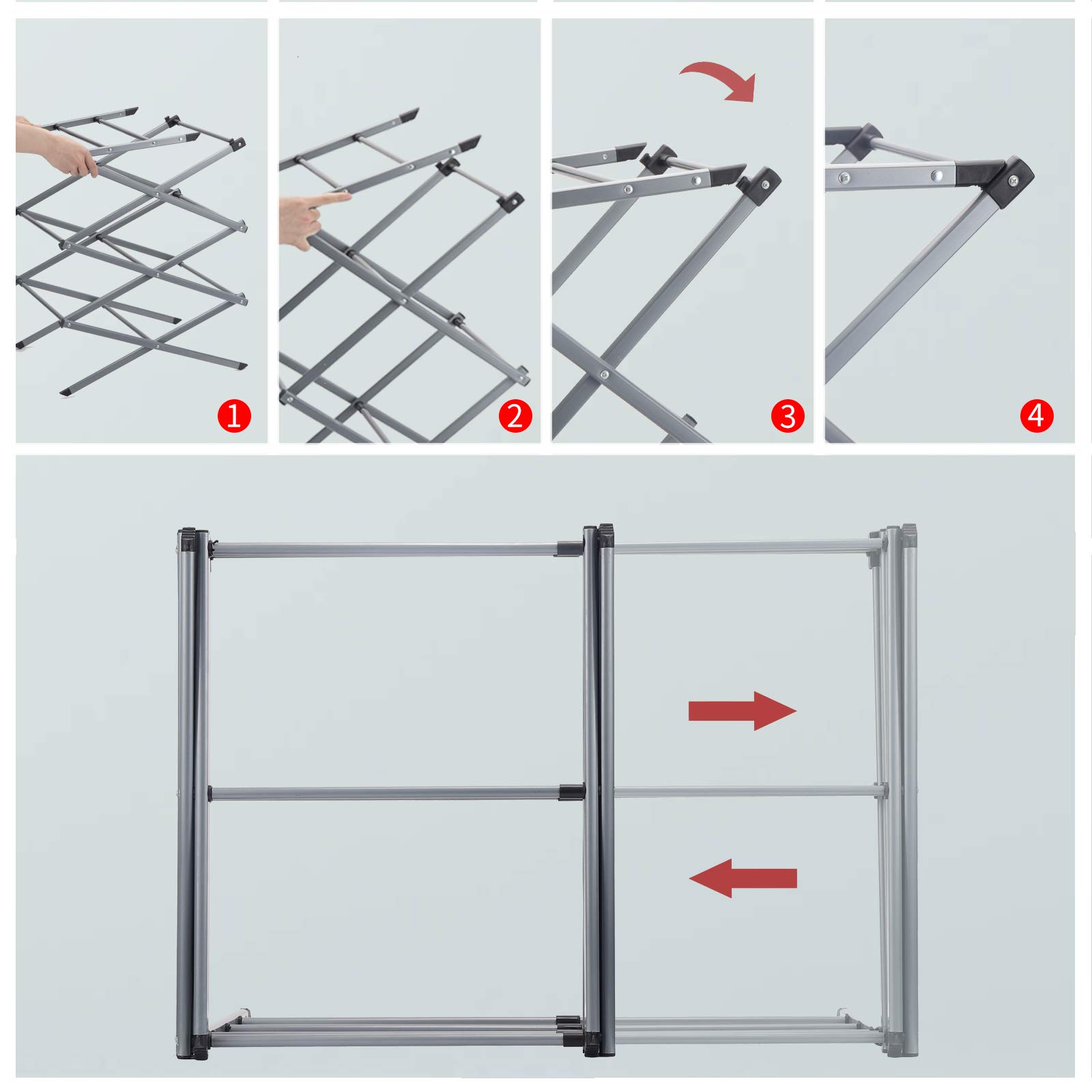 Buy 3Tier Clothes Drying Rack Clothes Drying Rack Folding Indoor