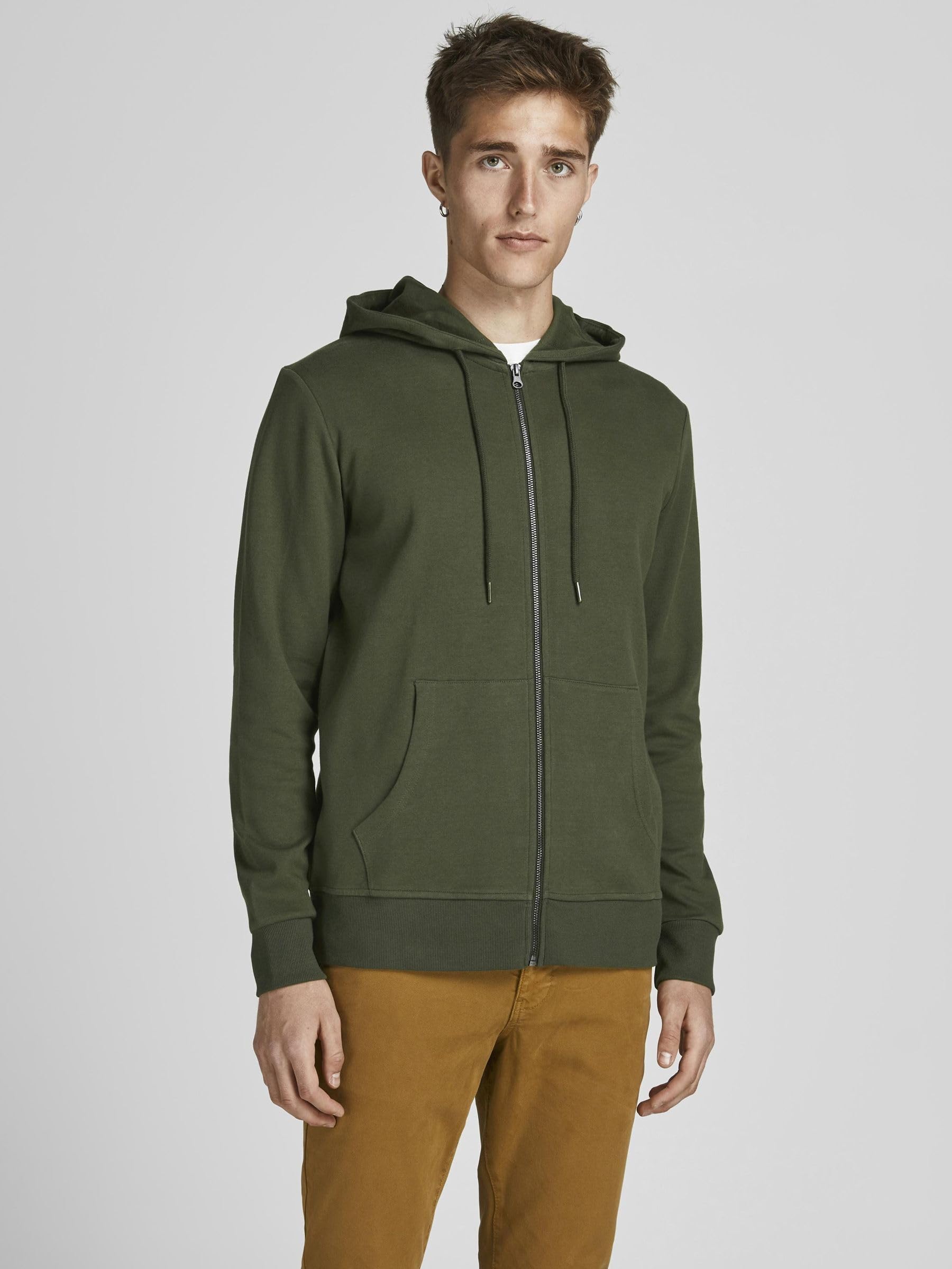 Jack & Jones Male Hoodie Basic Reißverschluss – Bild 2
