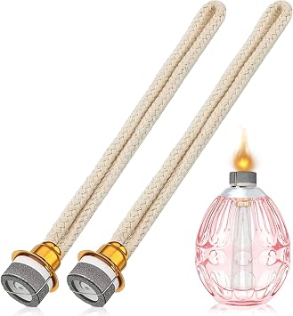 2 Pieces Replacement Fragrance Oil Lamp Wicks