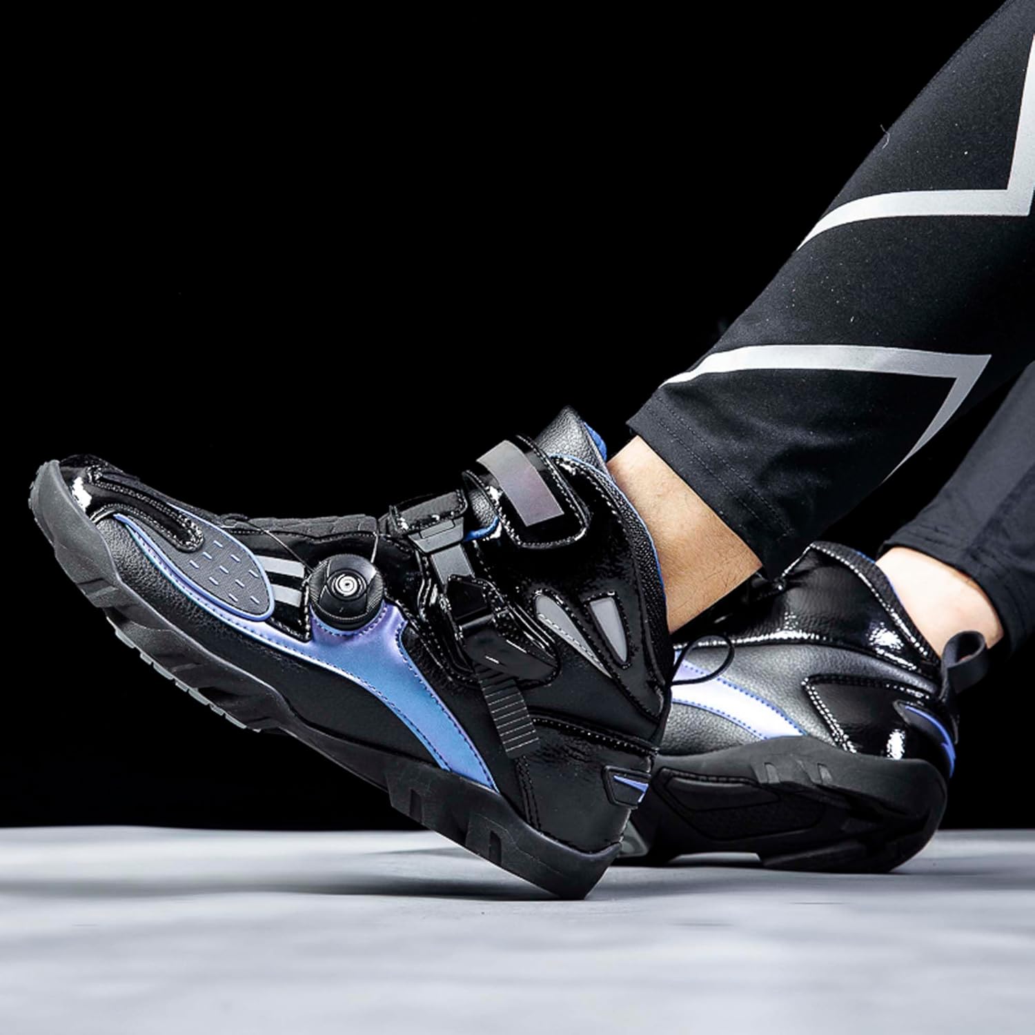 Men's Motorcycle Boots Slip Resistant Waterproof Motorcycle Combat Riding Boots Women's Fashion Motorcycle Short Boots Teenagers Street Racing Boots Outdoor Hiking Boots